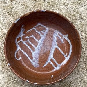 Vintage Handmade Stoneware Bowl
